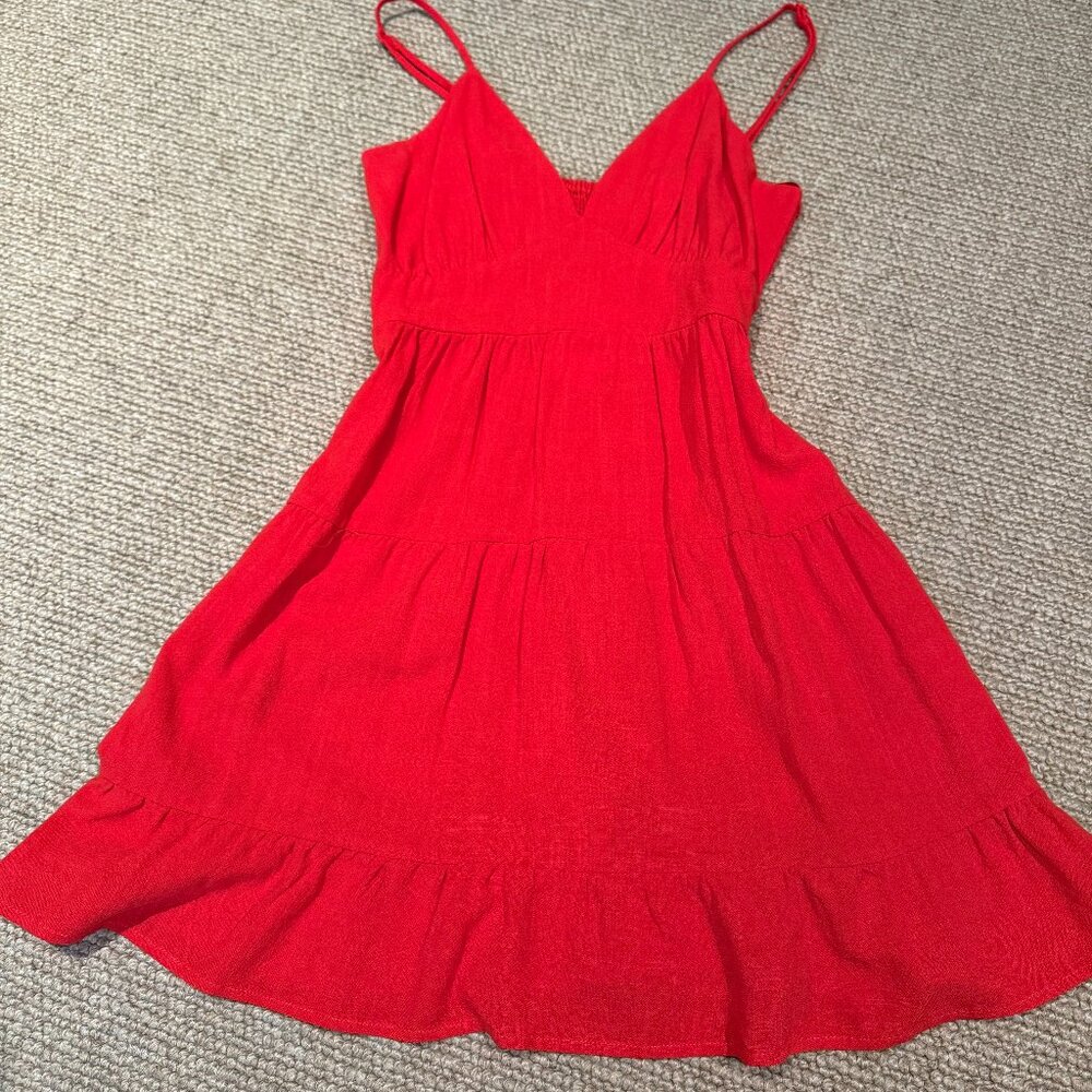 ❤️Red Sleeveless Dress❤️